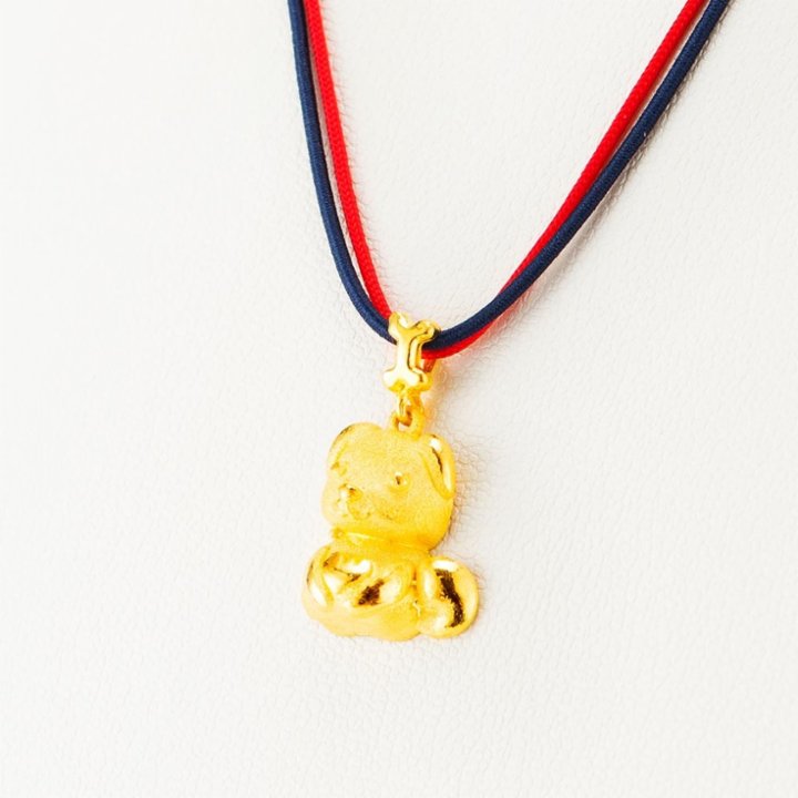 황금 강아지 펜던트 3.75g